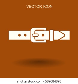 ilustración vectorial de la hebilla del cinturón