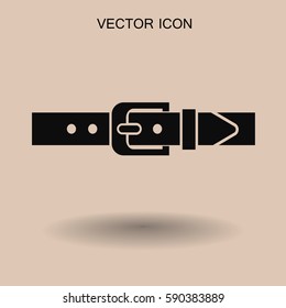 belt buckle vector illustration