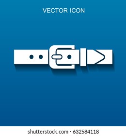 belt buckle vector illustration