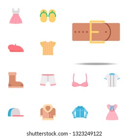 Belt color icon. Clothes icons universal set for web and mobile