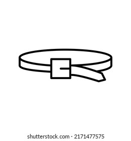 belt editable stroke icon, pixel perfect icon