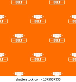 Belt fashion pattern vector orange for any web design best