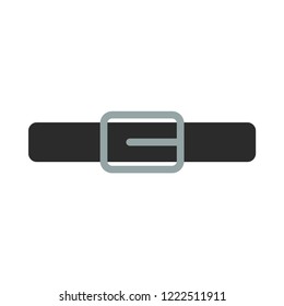 belt flat icon. You can be used belt icon for several purposes like: websites, UI, UX, print templates, presentation templates, promotional materials, info-graphics, web and mobile phone apps.