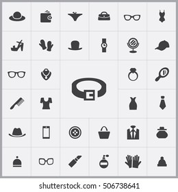 belt icon. accessories icons universal set for web and mobile