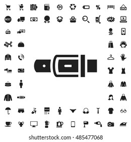 Belt icon illustration isolated vector sign symbol