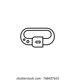 belt icon illustration isolated vector
