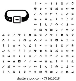 Belt icon illustration isolated vector. editable beauty icons vector set.
