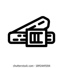 belt icon or logo isolated sign symbol vector illustration - high quality black style vector icons
