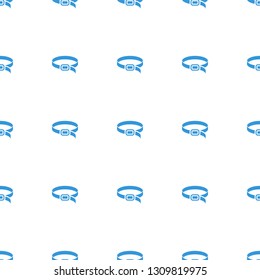 belt icon pattern seamless white background. Editable filled belt icon. belt icon pattern for web and mobile.