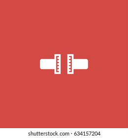 belt icon. sign design. red background