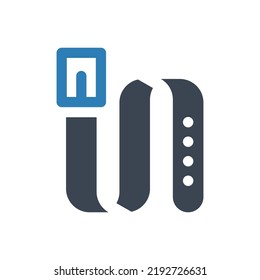 Gürtelsymbol (einfache Vektorgrafik)