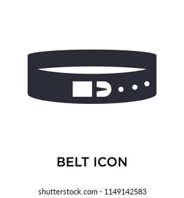 Belt icon vector isolated on white background for your web and mobile app design, Belt logo concept