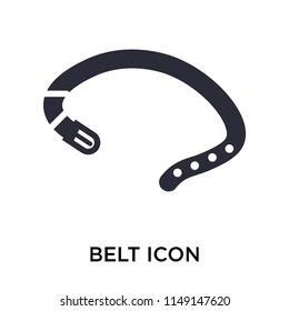 Belt icon vector isolated on white background for your web and mobile app design, Belt logo concept