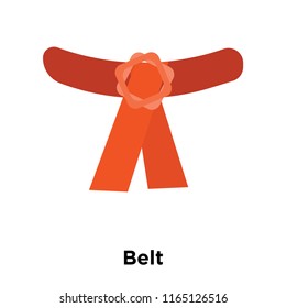 Belt icon vector isolated on white background, Belt transparent sign , human illustrations , human illustrations