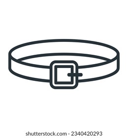Belt icon vector on trendy style for design and print
