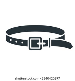 Belt icon vector on trendy style for design and print