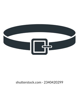 Vector de icono de correa en estilo de moda para diseño e impresión