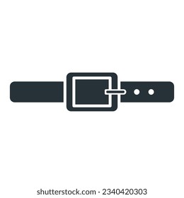 Belt icon vector on trendy style for design and print