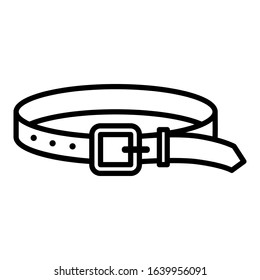 Belt icon vector sign and symbol on trendy design