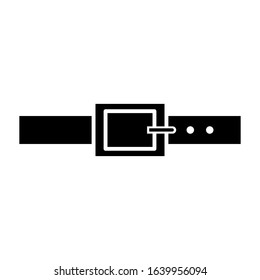 Belt icon vector sign and symbol on trendy design