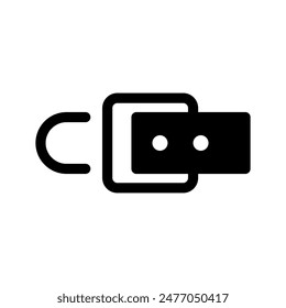 Belt Icon Vector Symbol Design Illustration