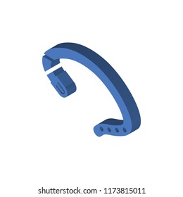 Belt isometric left top view 3D icon
