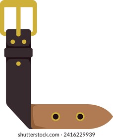 Belt Letter Alphabet Vector Element