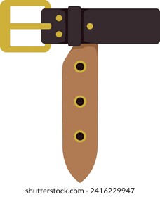Belt Letter Alphabet Vector Element
