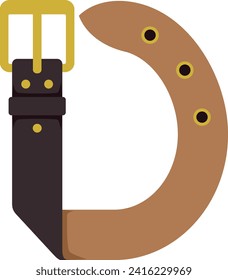 Elemento vector de letras de cinturón