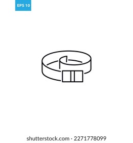 Belt line icon Vector illustration