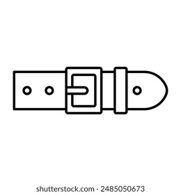 Belt line icon. vector illustration.