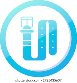 Belt Line vector Icon Design