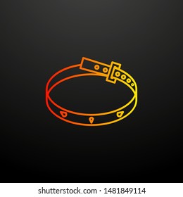 belt nolan icon. Elements of woman accessories set. Simple icon for websites, web design, mobile app, info graphics