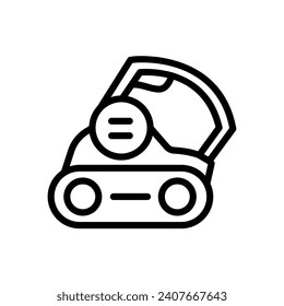 Belt Sander Machine line icon, outline icon, vector, pixel perfect icon