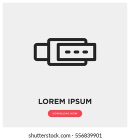 Belt vector icon