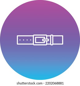 Icono de vector de correa. Se puede usar para imprimir, móviles y aplicaciones web.