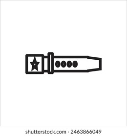 belt vector icon line template