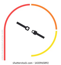 Belt Vector icon . Lorem Ipsum Illustration design