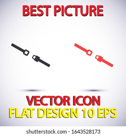 Belt Vector icon . Lorem Ipsum Illustration design