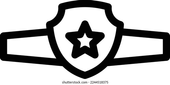 belt Vector illustration on a transparent background. Premium quality symmbols. Thin line vector icons for concept and graphic design. 
