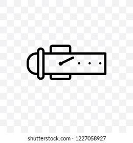 Belt vector linear icon isolated on transparent background, Belt transparency concept can be used for web and mobile