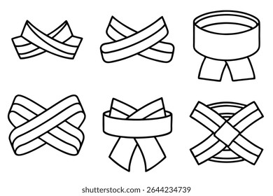 Belted wrap line art simple yet fashionable garment concept.eps
