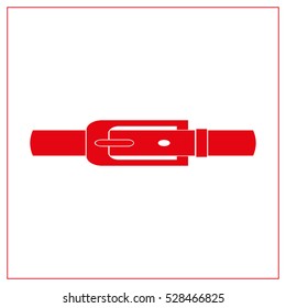 Belts, Clothing accessories, vector icon, eps10