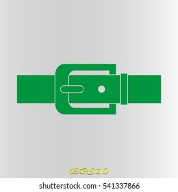 Belts for clothing, icon, vector illustration EPS 10
