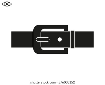 Belts for clothing, icon, vector illustration eps10