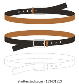 Belts minimal illustration