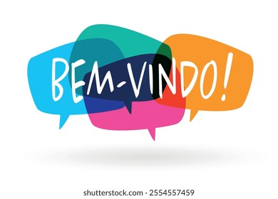 Bem-vindo, Welcome in Portuguese language