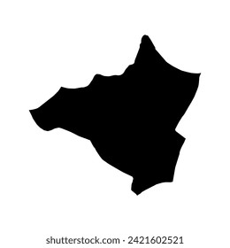 Ben Arous Governorate map, administrative division of Tunisia. Vector illustration.