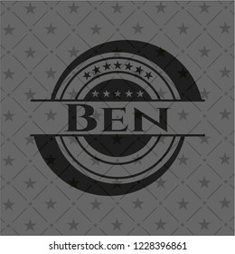 Ben dark icon or emblem