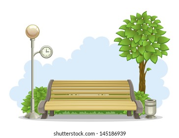 6,984 Park bench drawing Images, Stock Photos & Vectors | Shutterstock